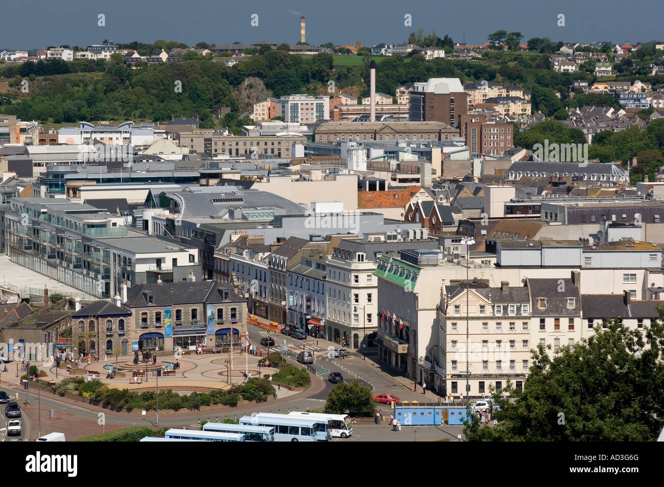 St helier town centre hi-res stock photography and images - Alamy