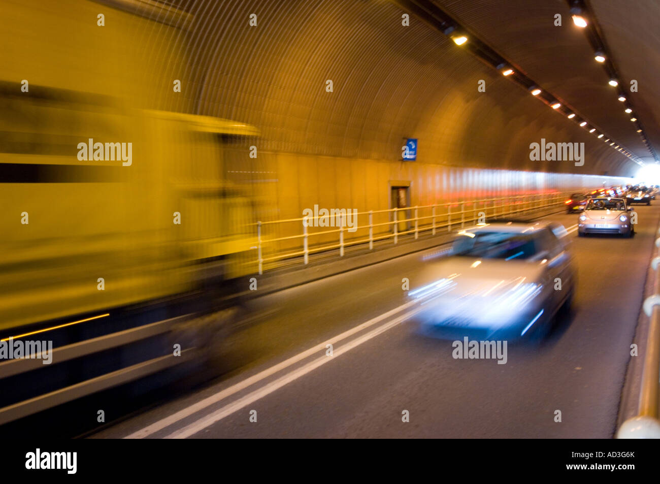 Road tunnel, St Helier, Jersey Stock Photo Alamy