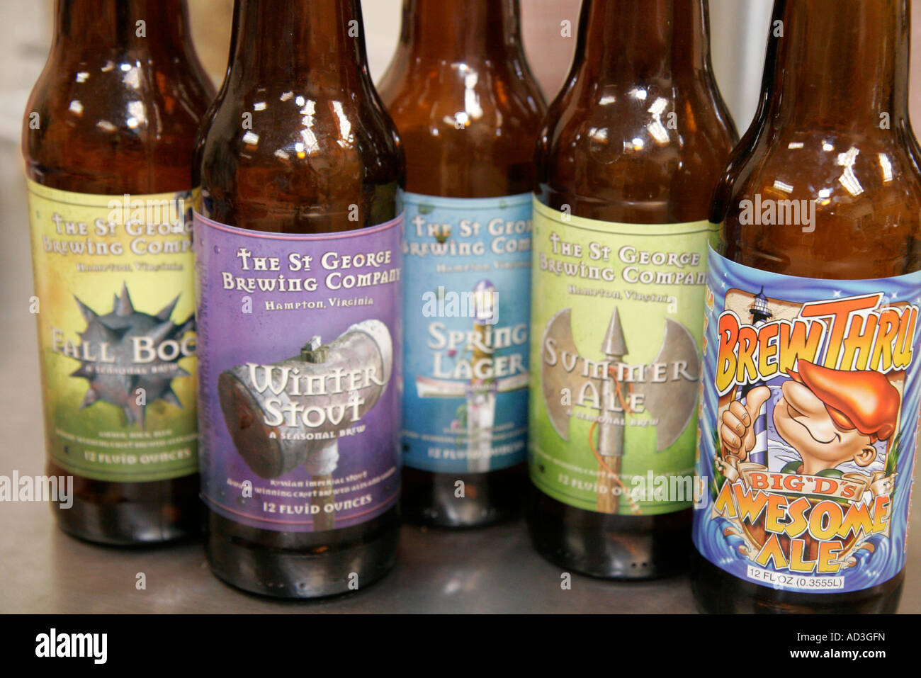 Virginia Hampton,St. Brewing Company,beer,ale,bottle,label