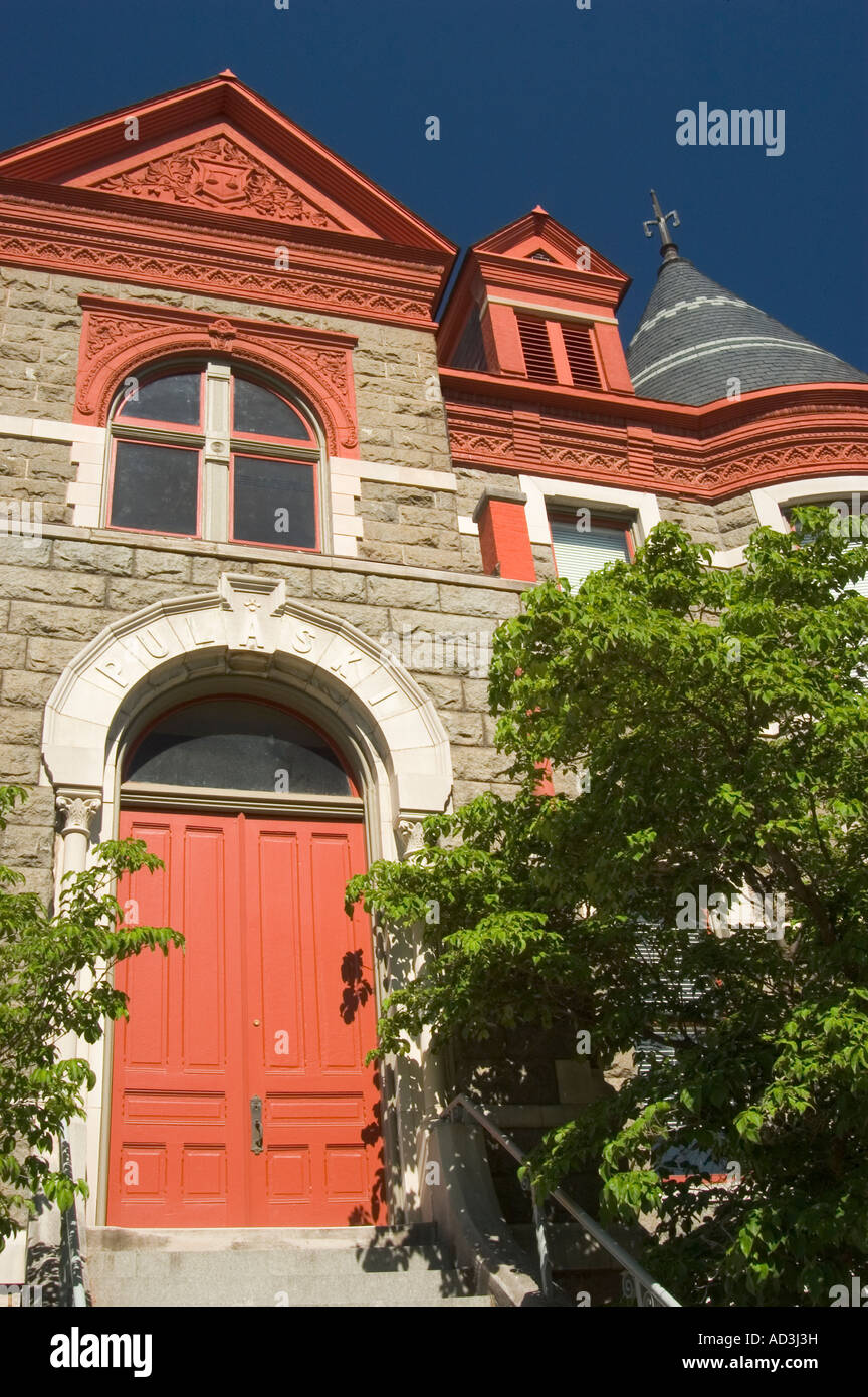 The Pulaski County Courthouse in Little Rock Arkansas is on the National Register of Historic