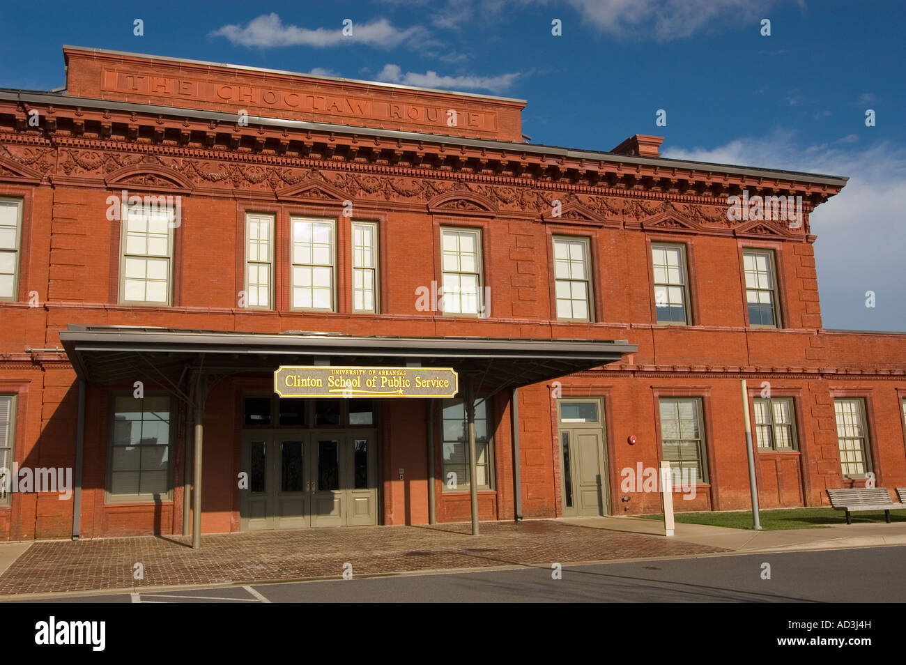 Clinton School of Public Service in Little Rock, Arkansas Stock Photo