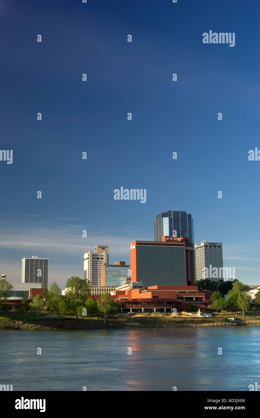 Downtown skyline of Little Rock Arkansas Stock Photo Alamy