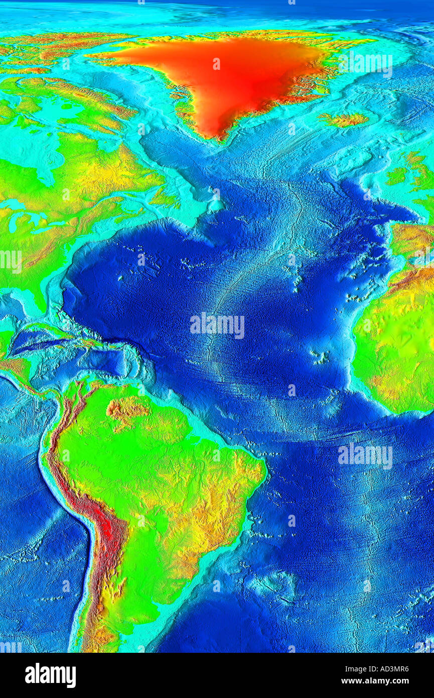 Atlantic Mid Ocean Ridge Stock Photo