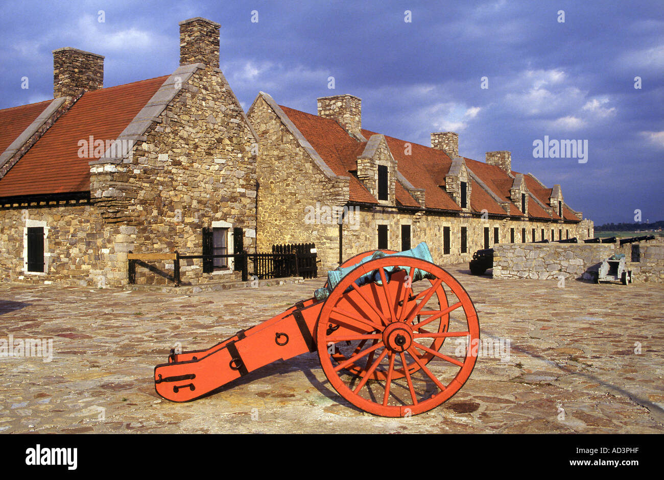 Revolutionary War Fort Ticonderoga New York Stock Photo