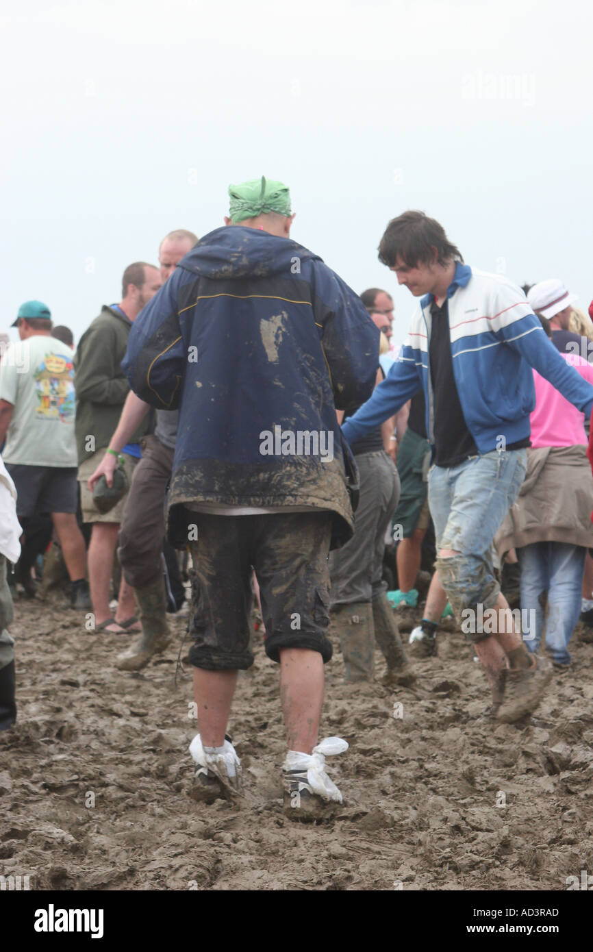 Man Covered In Mud Glastonbury High Resolution Stock Photography and ...
