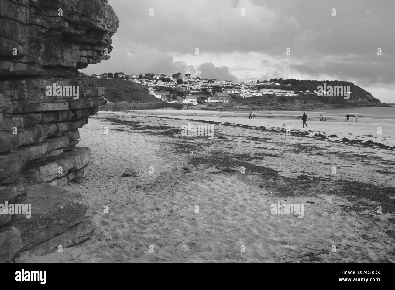 The beach at Benllech on the Isle of Anglesey, North Wales Stock Photo Alamy