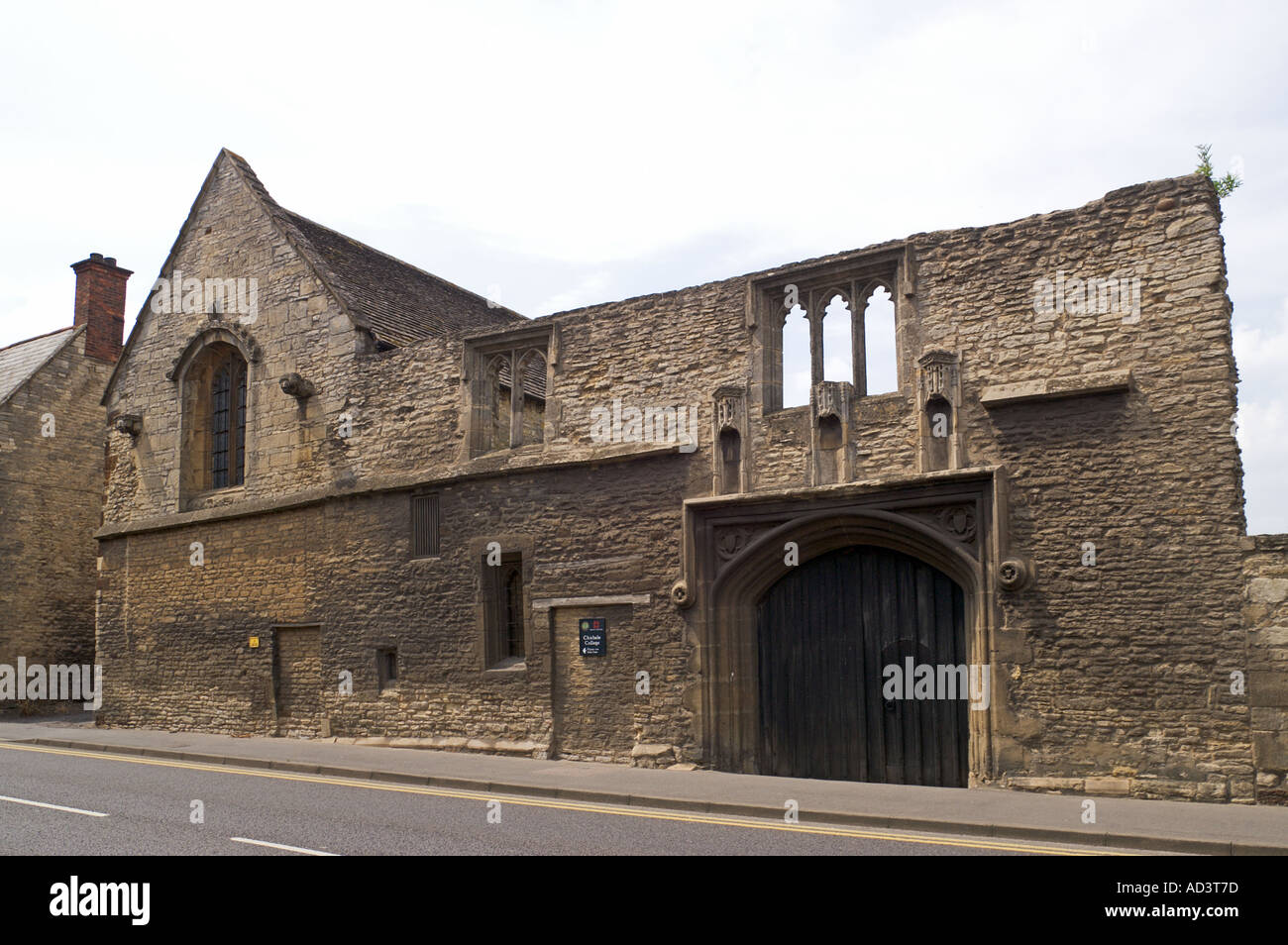 The remains of Chichele College Higham Ferrers Northamptonshire England Stock Photo