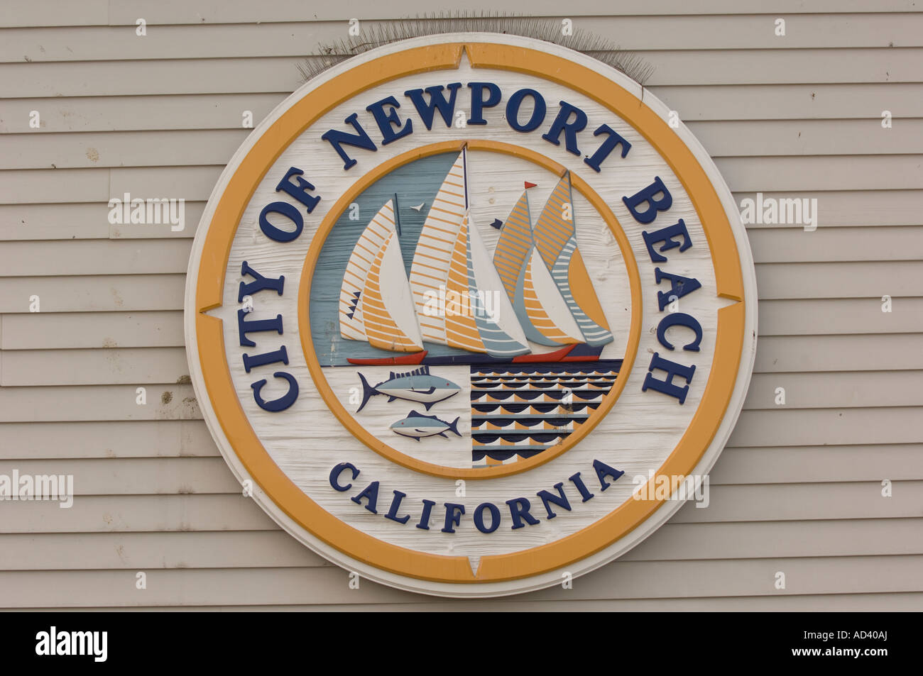 The City of Newport Beach, California sign Stock Photo Alamy