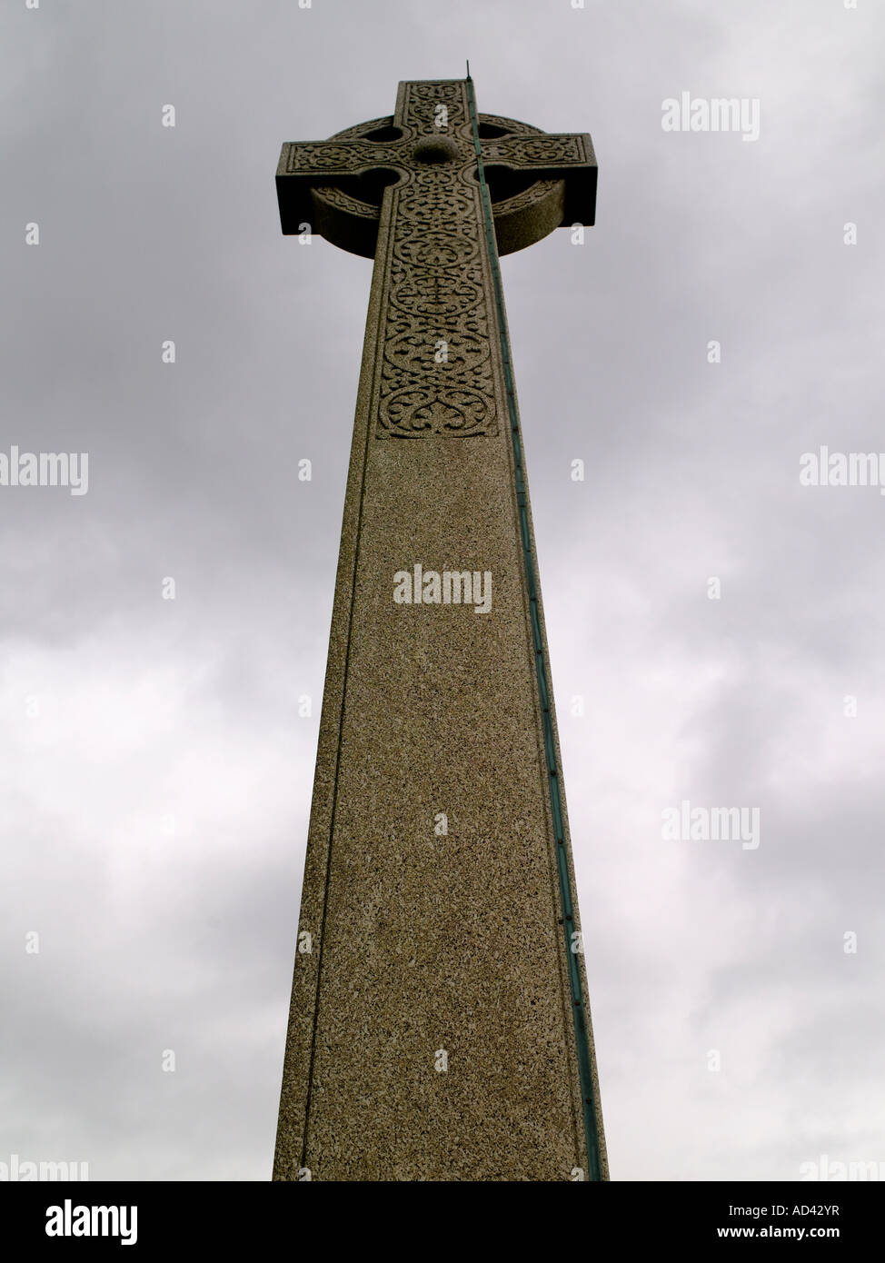 Tennyson monument  on the Isle of Wight Stock Photo