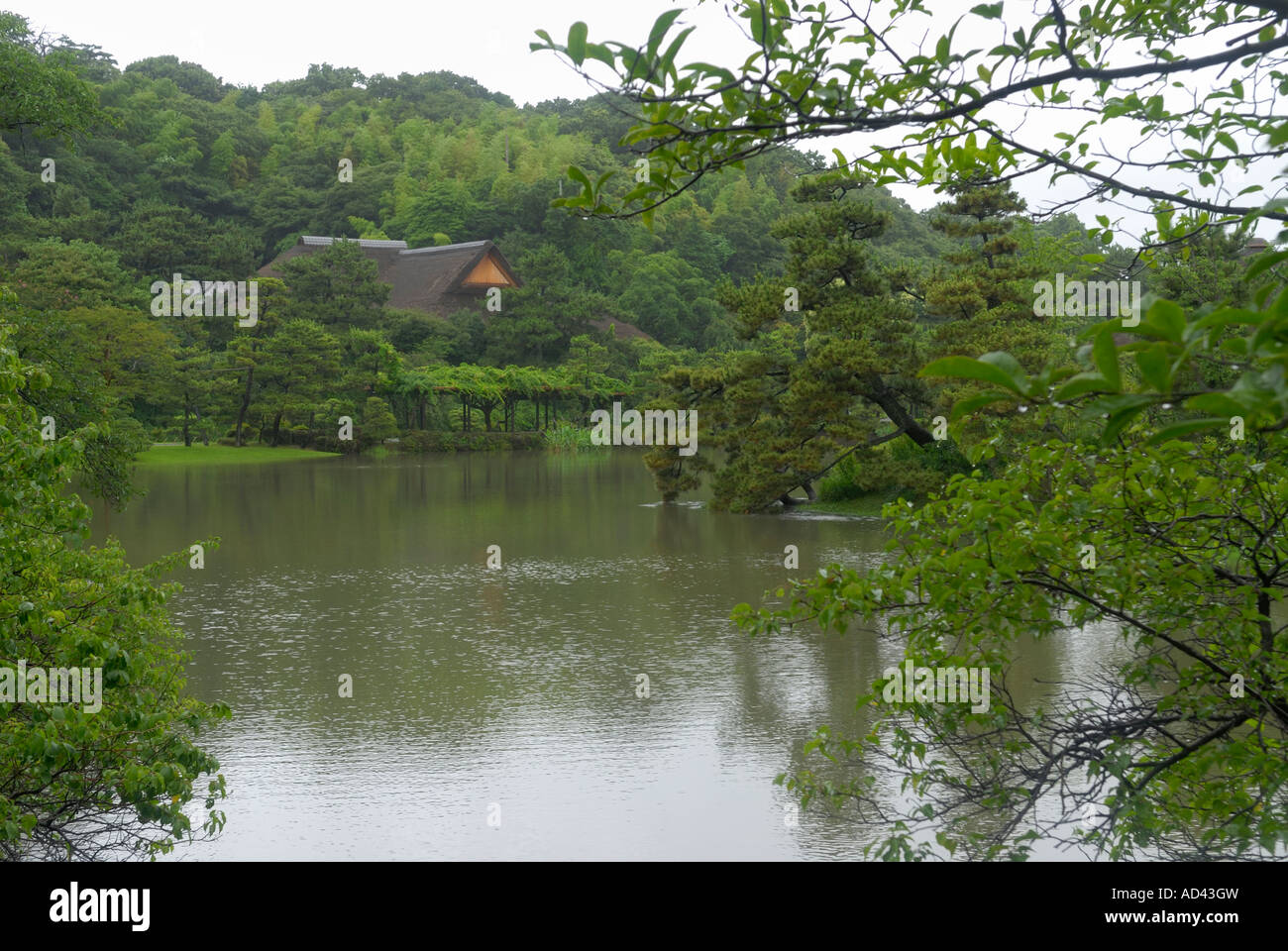 The Sankei-en (Three Creeks Garden), Yokohama JP Stock Photo