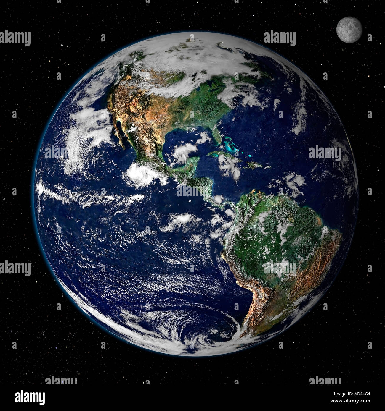 Earth from space north america hi-res stock photography and images - Alamy