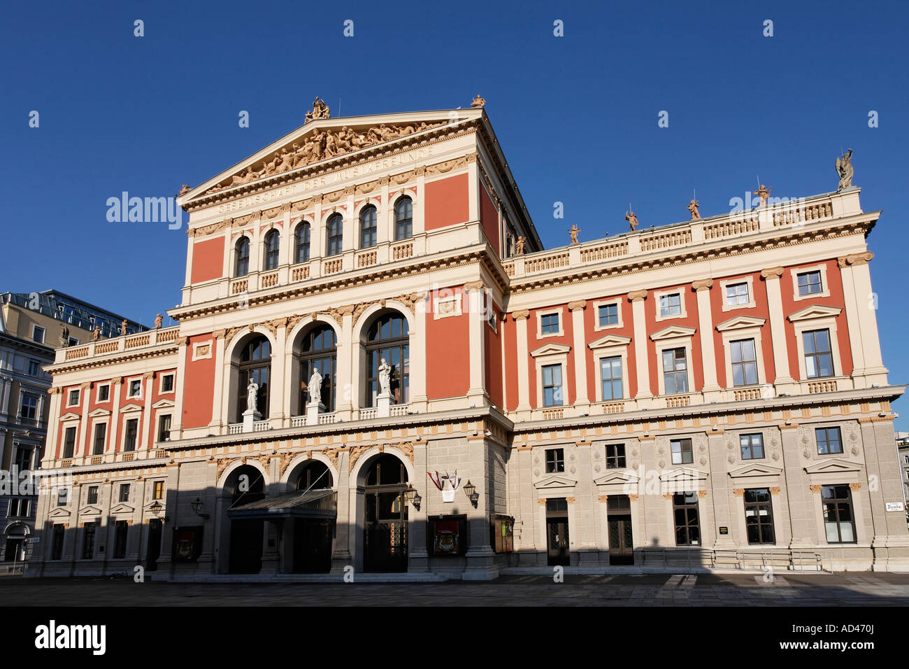 Building of the Musikverein, Vienna Austria Stock Photo