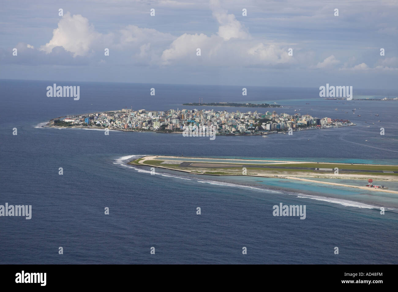 Malé International Airport of the Maldives, Male, Maldives, Indian Ocean, Asia Stock Photo