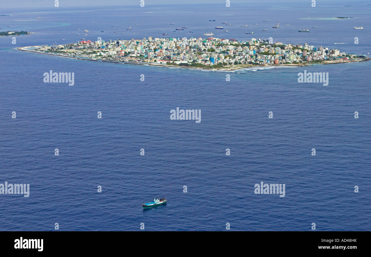 Island Male, Maldives, Asia Stock Photo