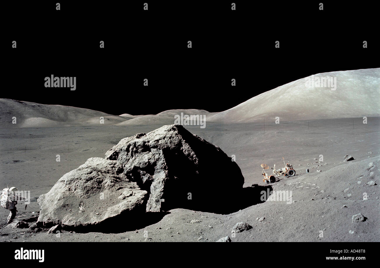 Apollo 17 Astronaut Lunar Rover High Resolution Stock Photography and ...