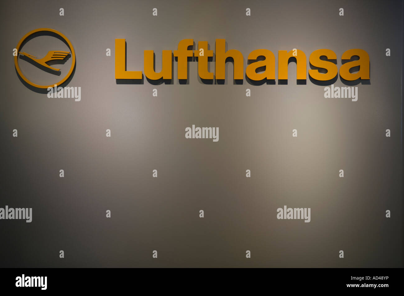 Lufthansa logo Stock Photo