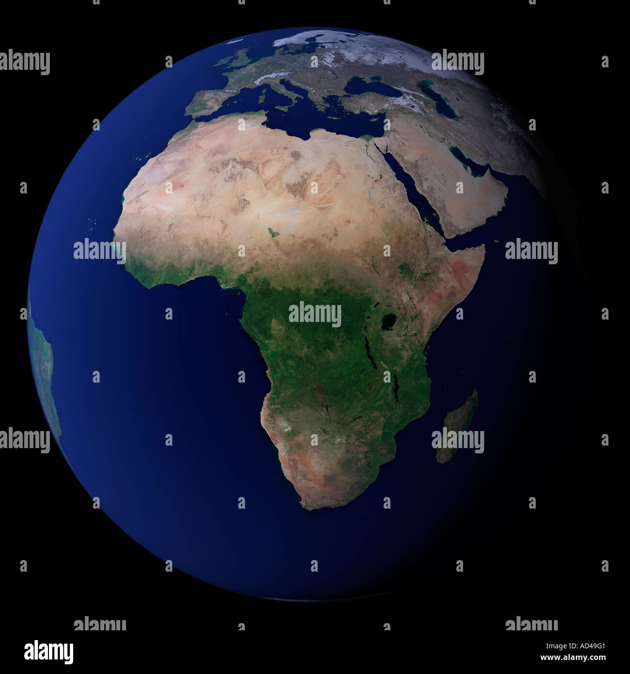 Full earth from space europe hi-res stock photography and images - Alamy