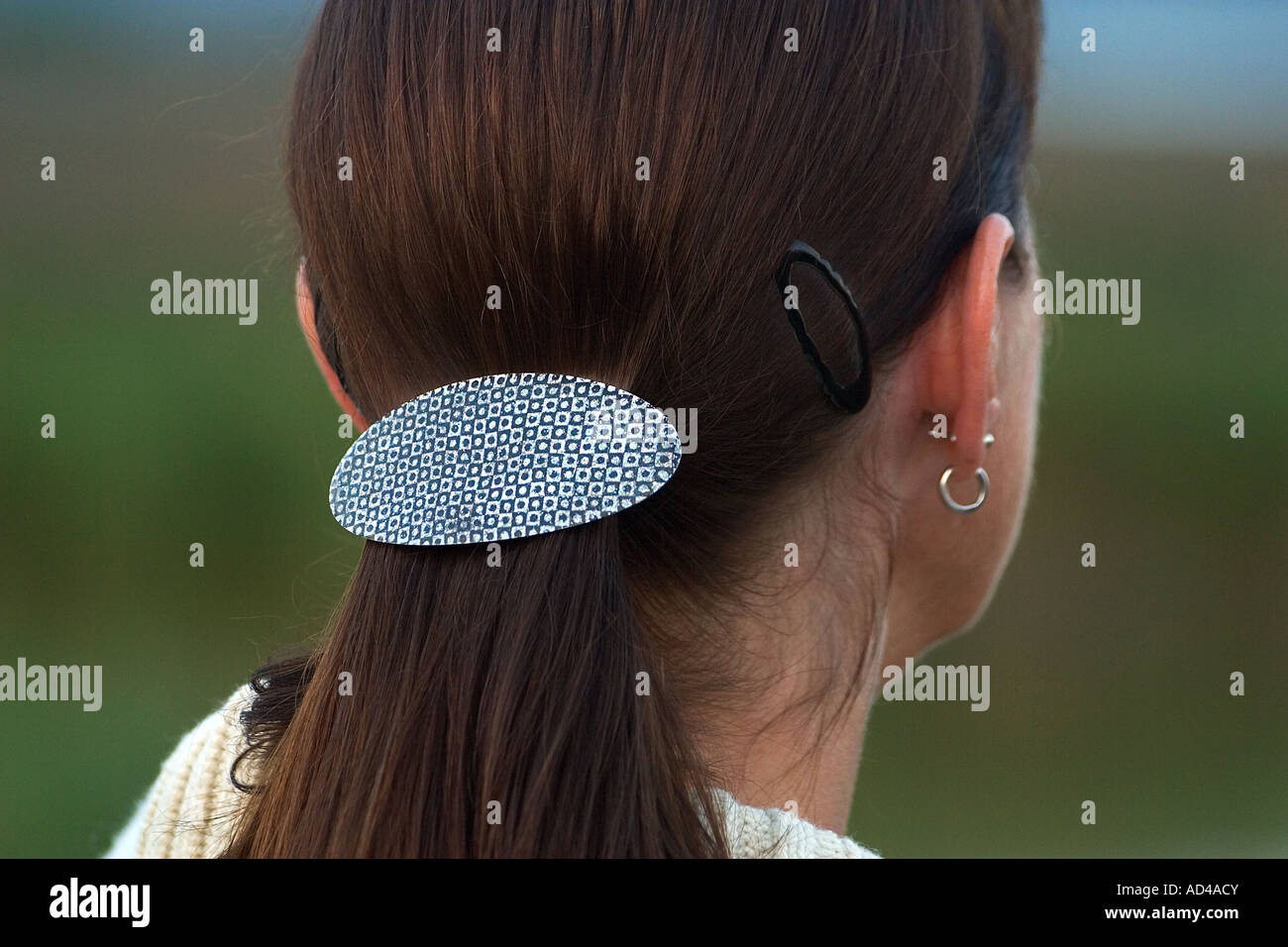 Hair decoration of a woman Stock Photo Alamy