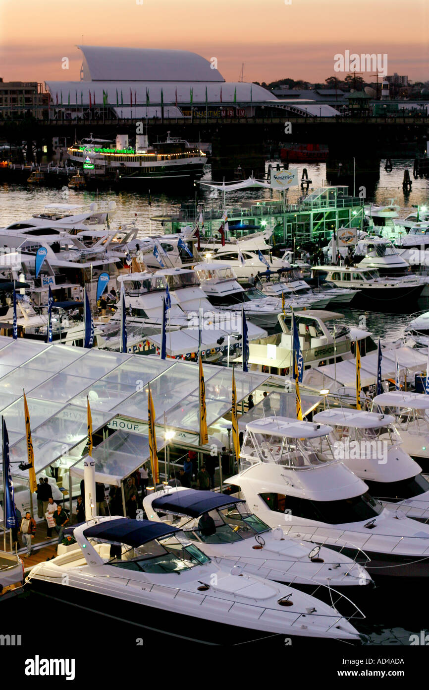 Darling Harbor boat show, Sydney Australia Stock Photo Alamy