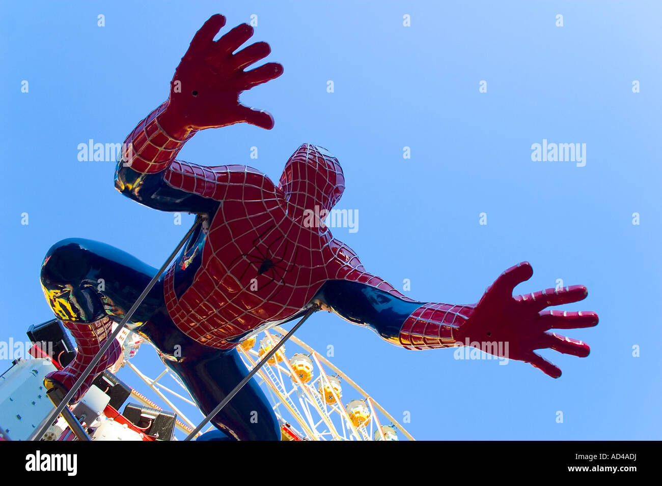Spiderman, Biberach an der Riss, Upper Swabia, Baden-Wuerttemberg, Germany Stock Photo