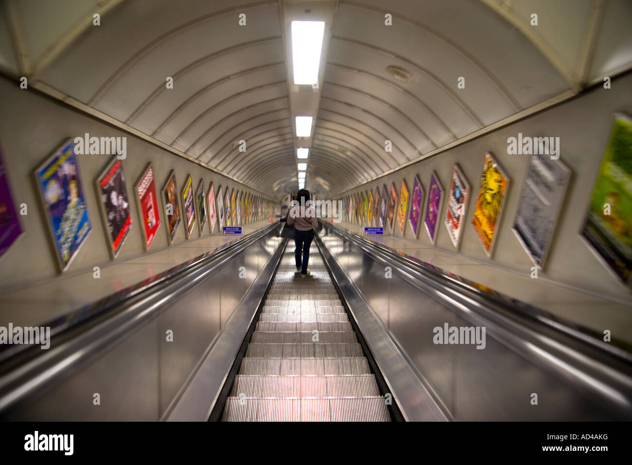 Escalator in the Subway, The Tube, London, UK, Europe Stock Photo Alamy