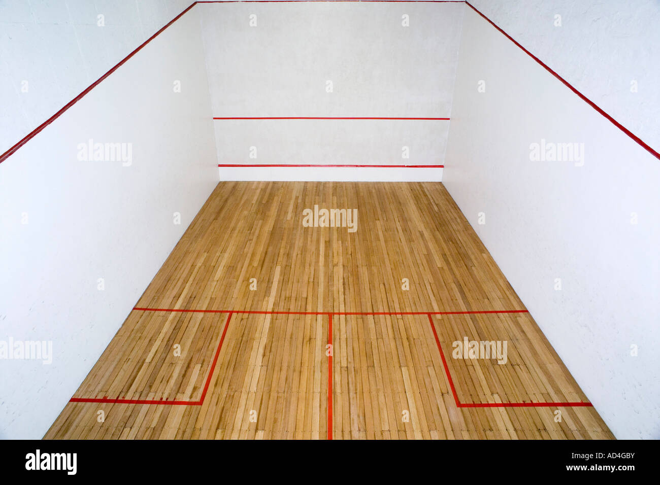 High angle view of a squash court Stock Photo Alamy