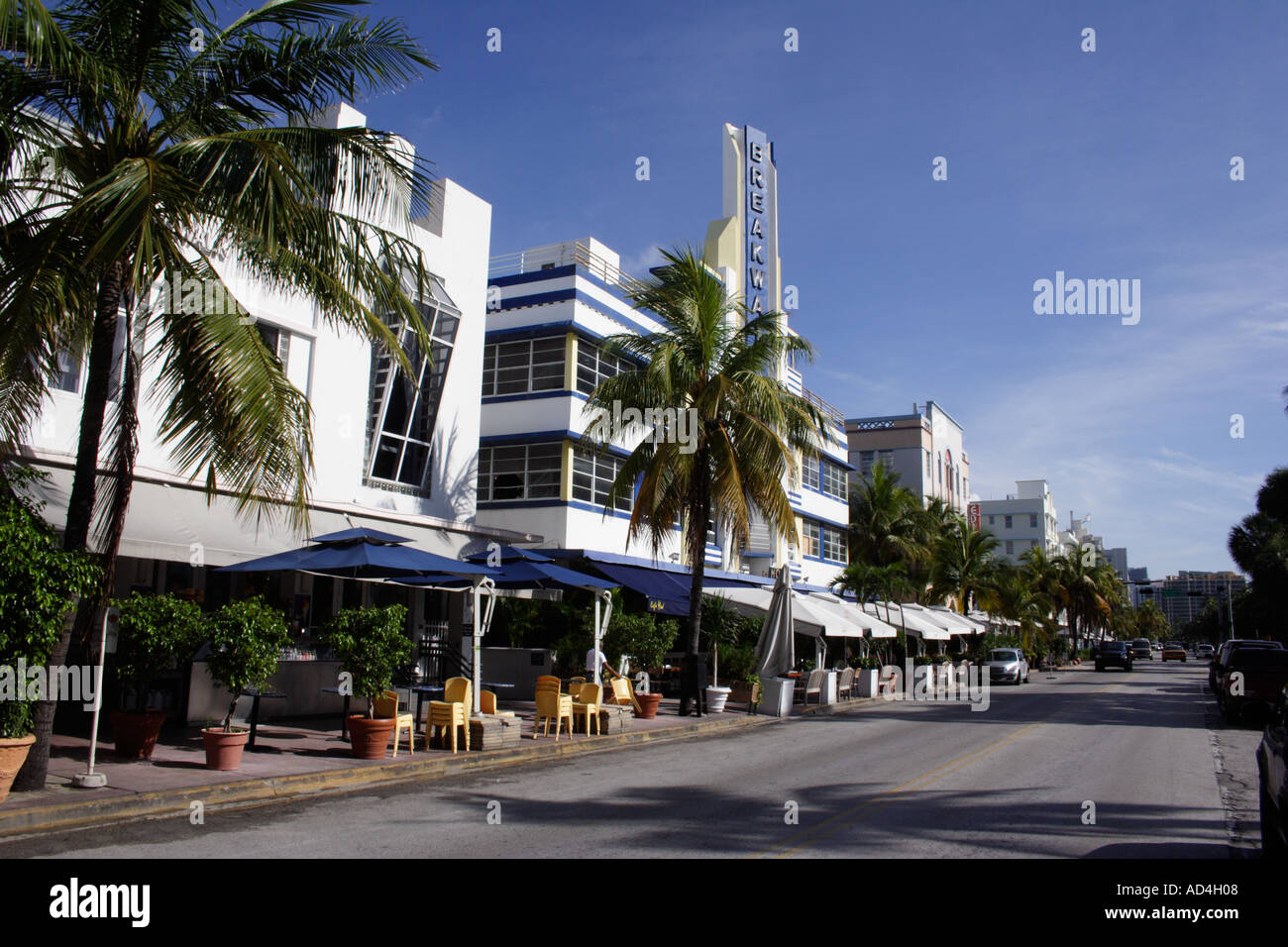 miami south beach art deco district Stock Photo Alamy