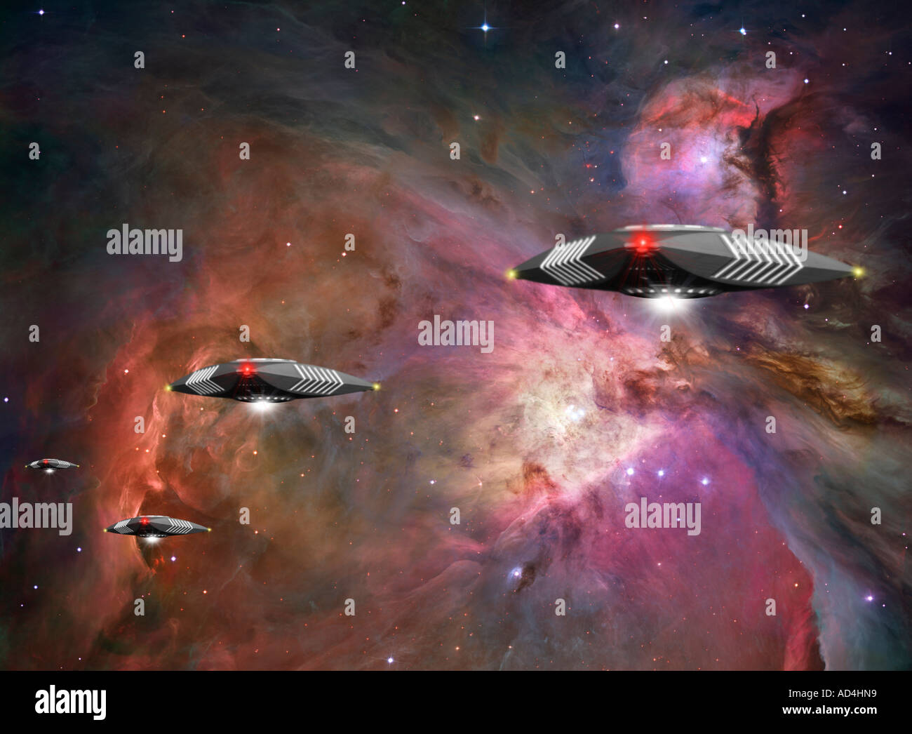 Ufo fleet hi-res stock photography and images - Alamy