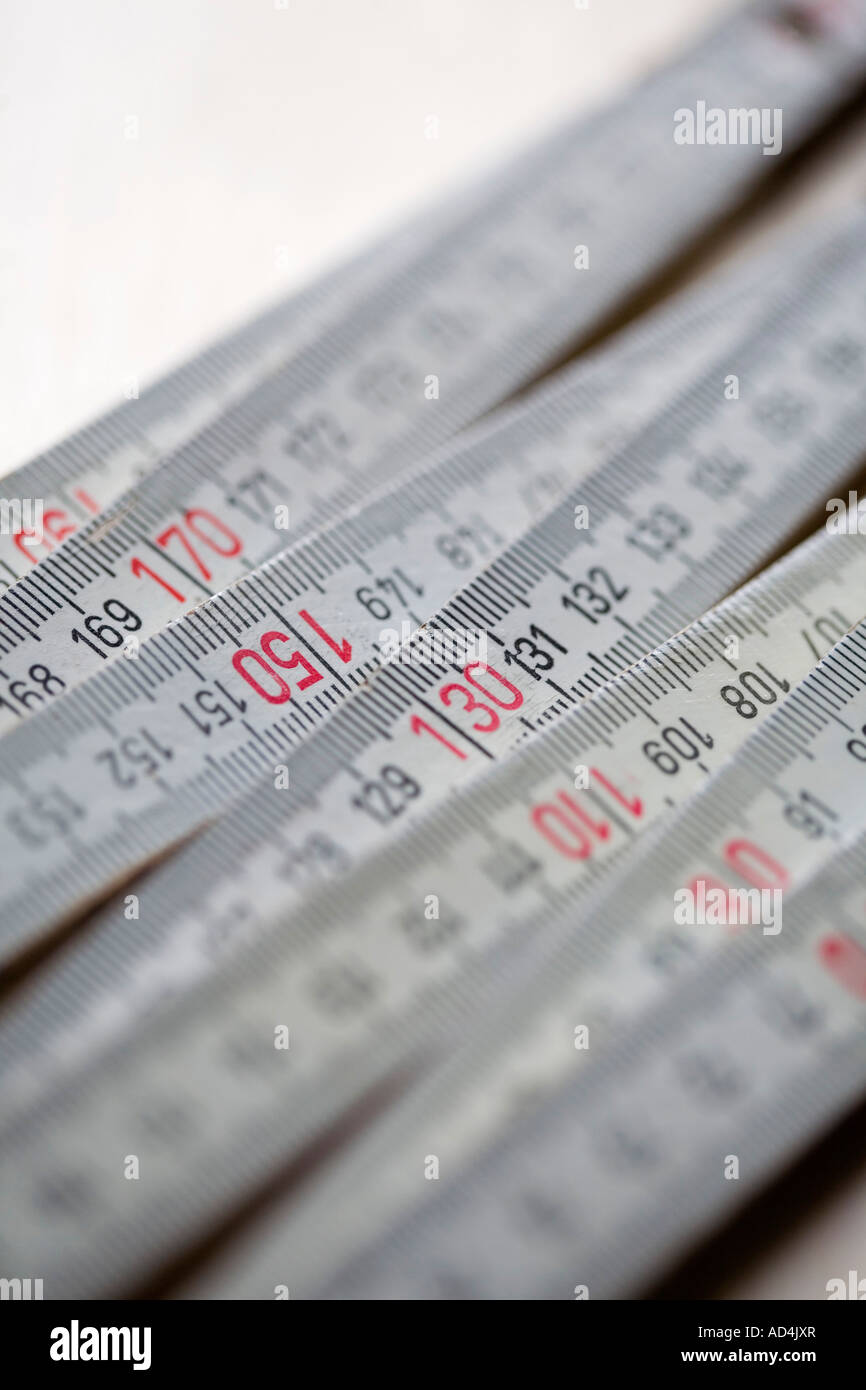 A folding ruler Stock Photo - Alamy
