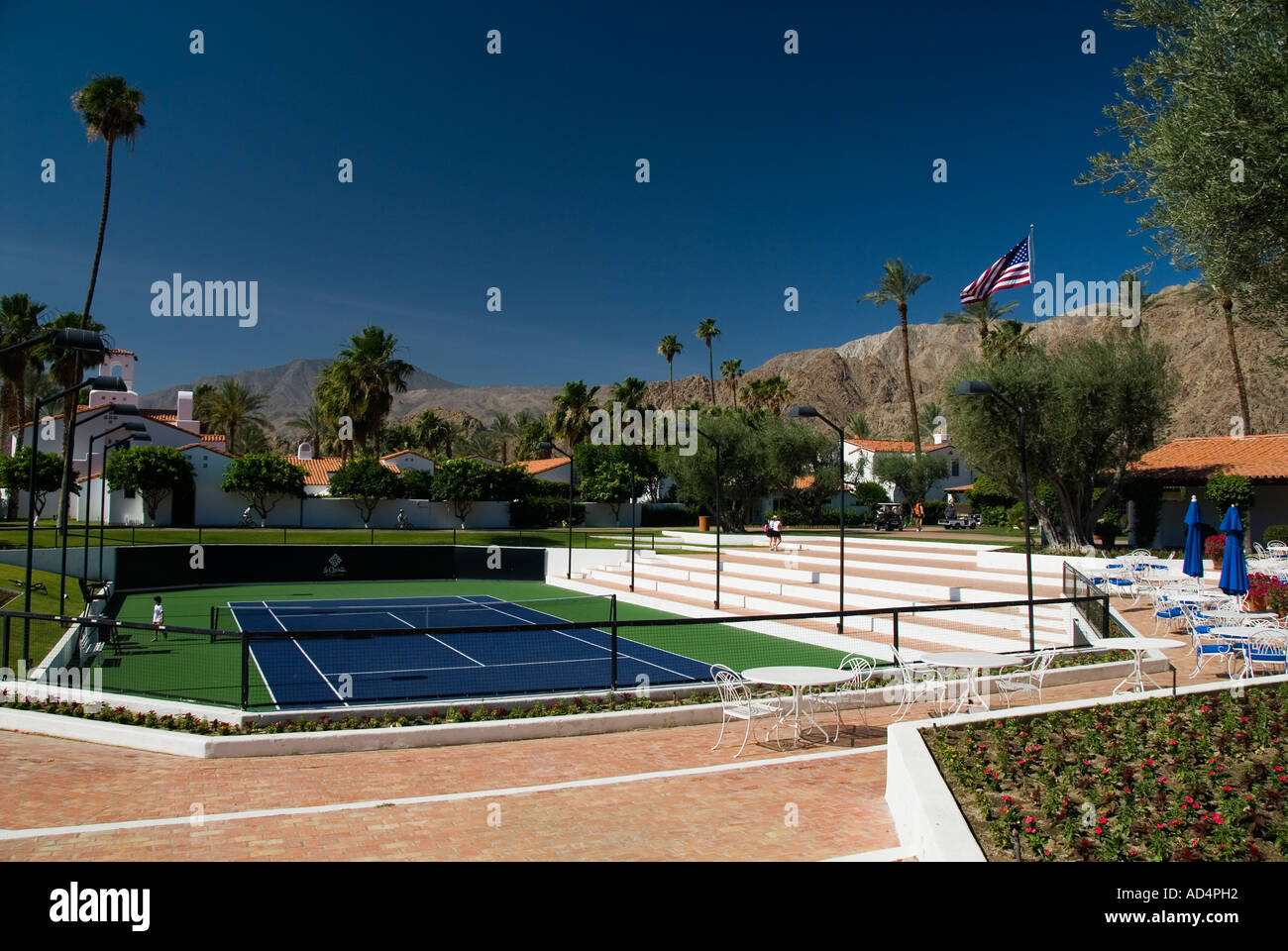 Tennis Stadium La Quinta Resort and hotel Stock Photo Alamy