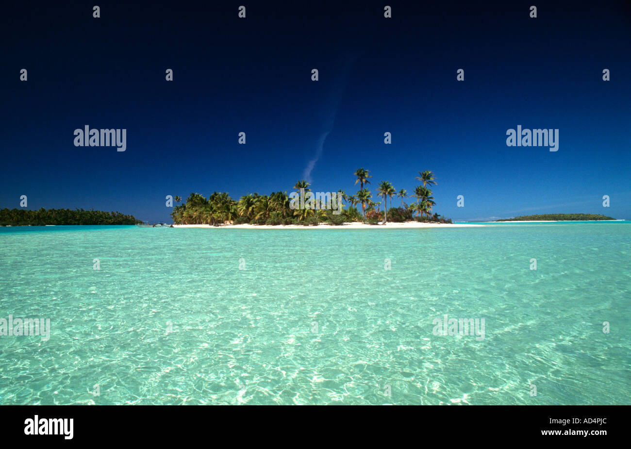 One Foot Island Aitutaki Cook Islands Stock Photo - Alamy