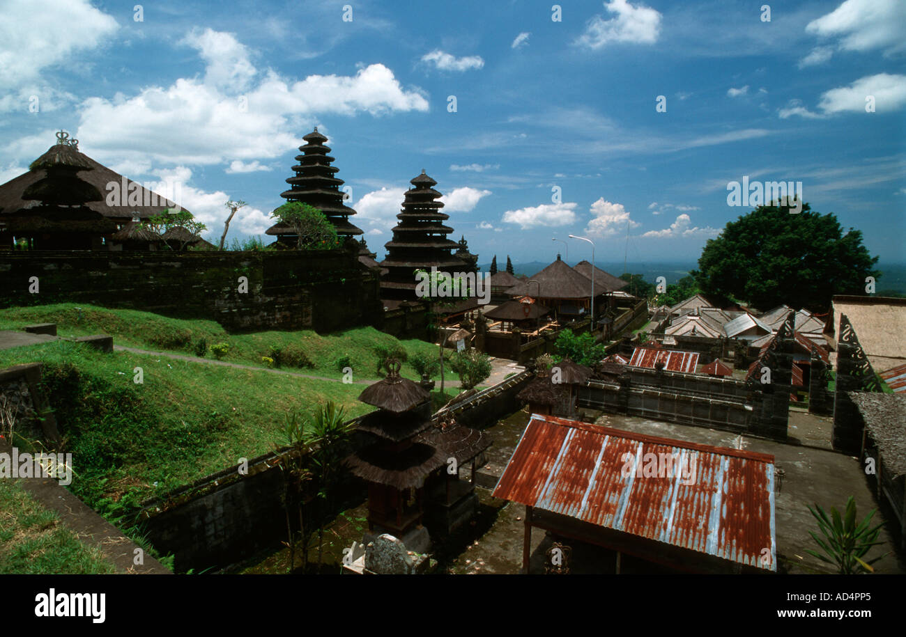 Balis Mother Temple Besakih Indonesia Stock Photo