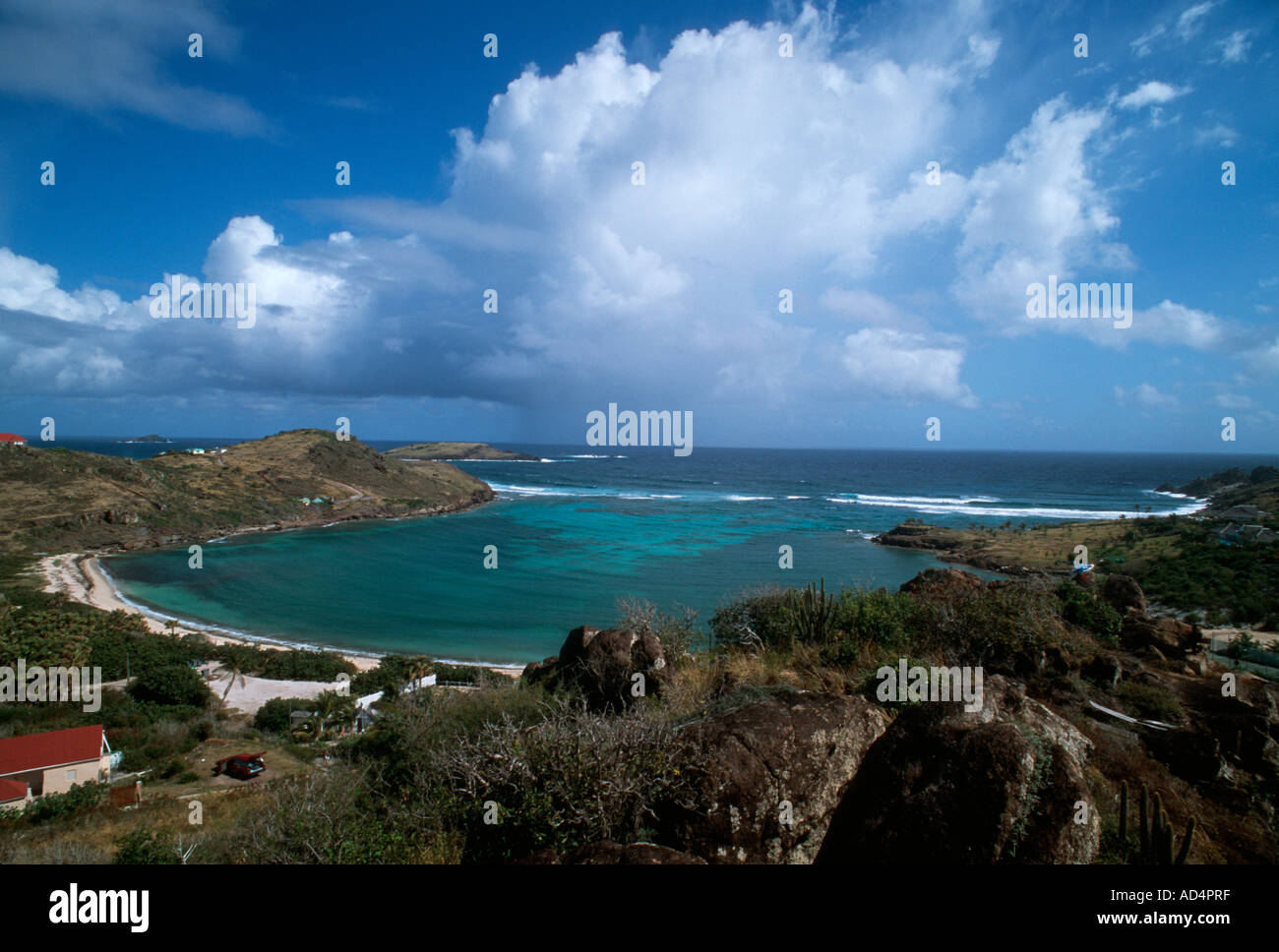 Petite Cul de Sac Beach St. Barths FWI Stock Photo Alamy