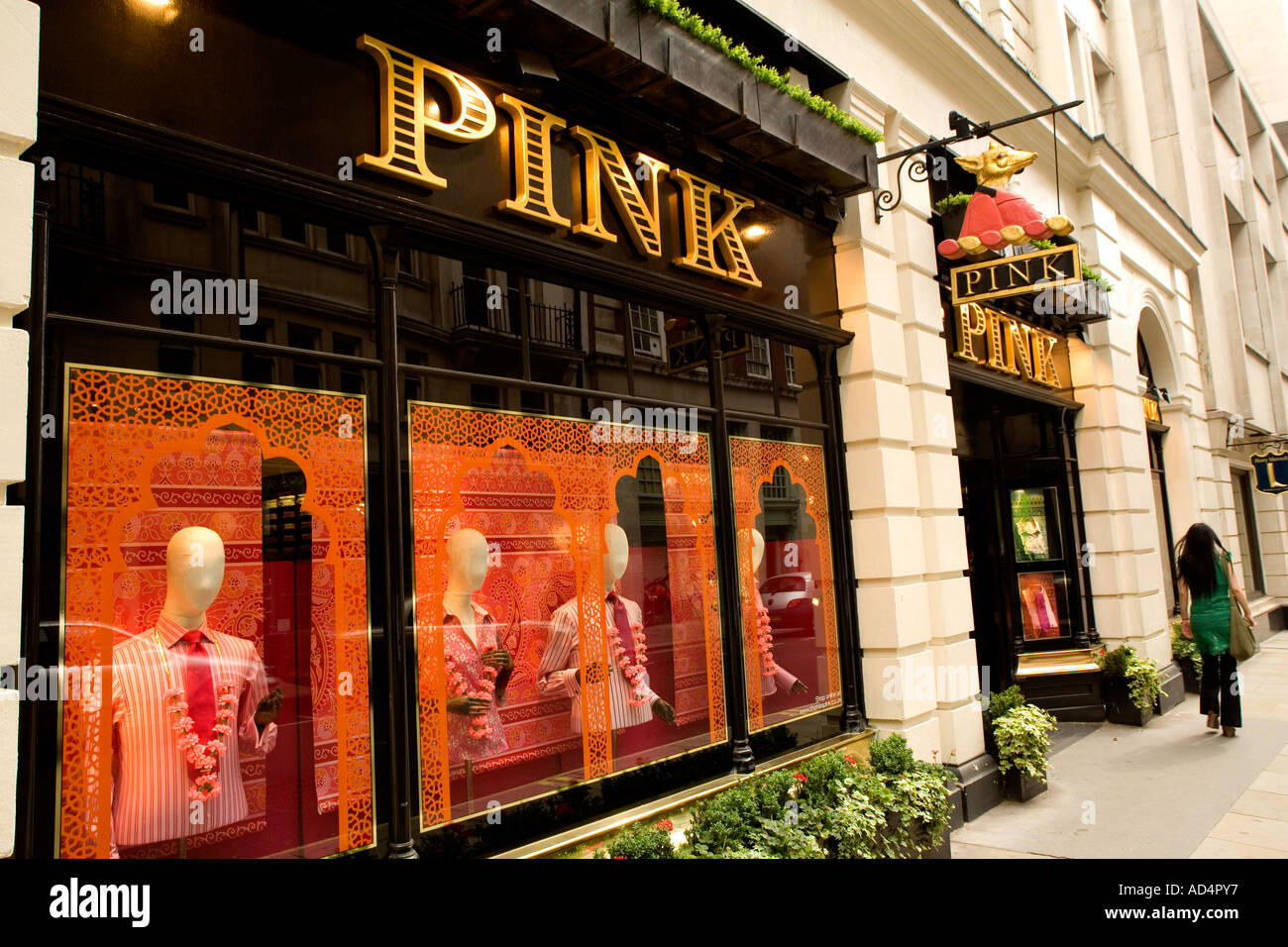 Thomas Pink Jermyn Street store gentleman's clothes shirts