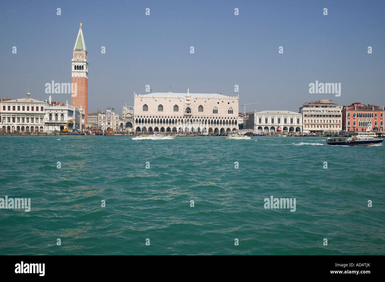 Venice skyline from the sea Stock Photo - Alamy
