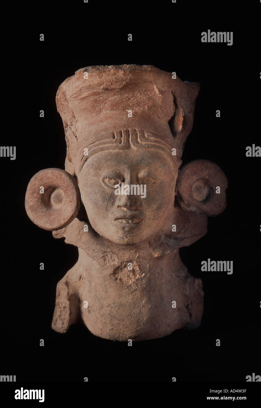 Mexico Artifact Zapotec Figure from 500 800 AD Oaxaca Stock Photo