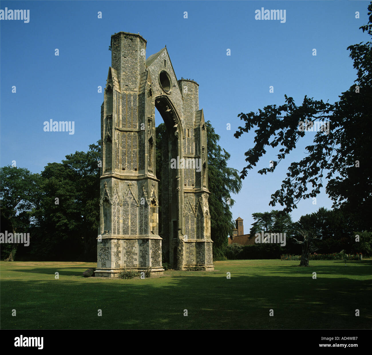 Ruins of Litte Walsingham Priory Norfolk Stock Photo