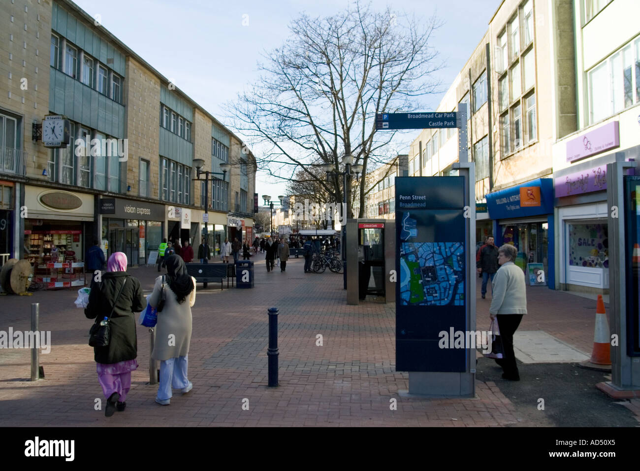 Broadmead Shopping Centre Bristol Large post war pedestrianised