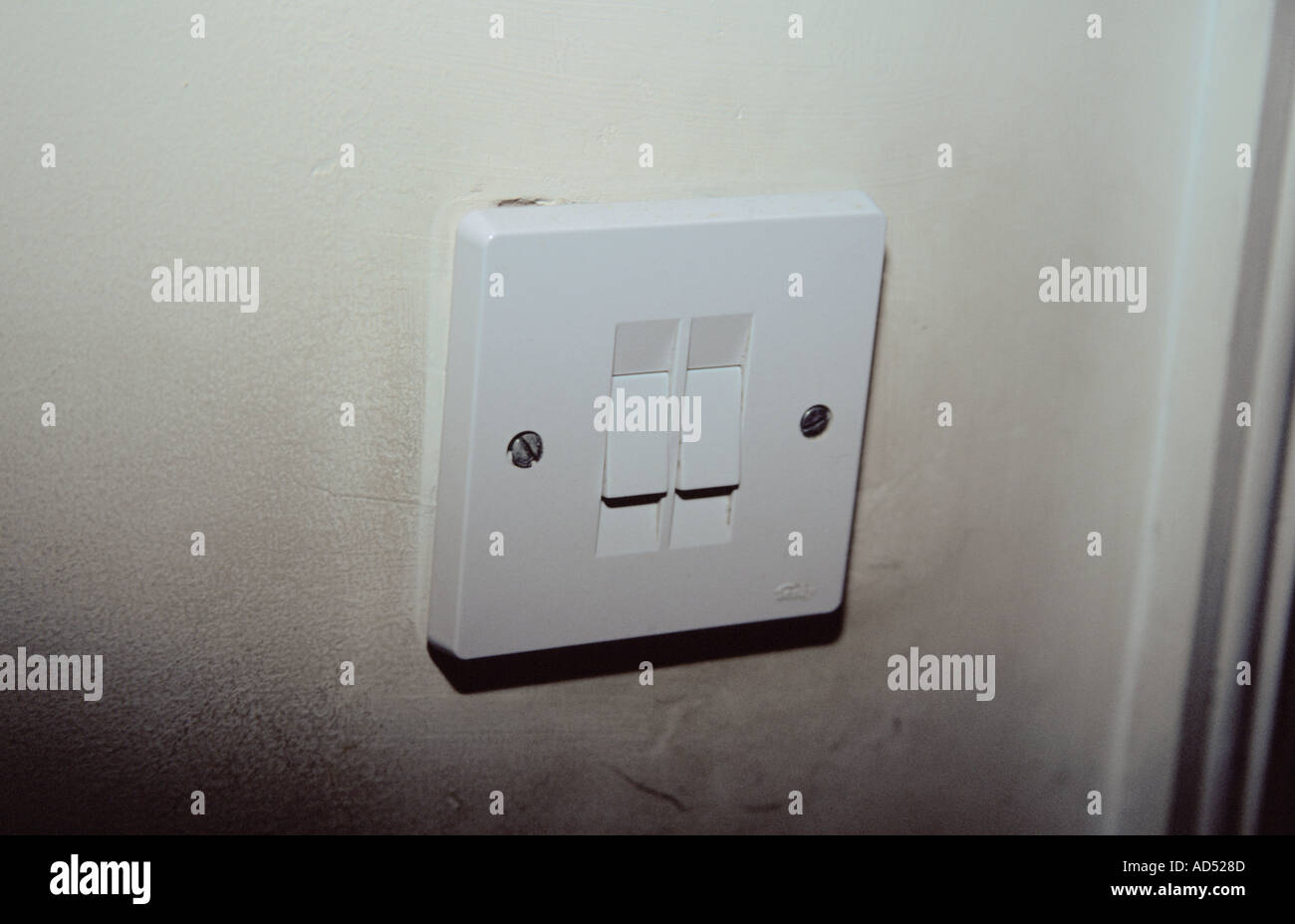 Loose Electric Switch prior to painting DIY D I Y Do It Yourself Mantenance Stock Photo Alamy