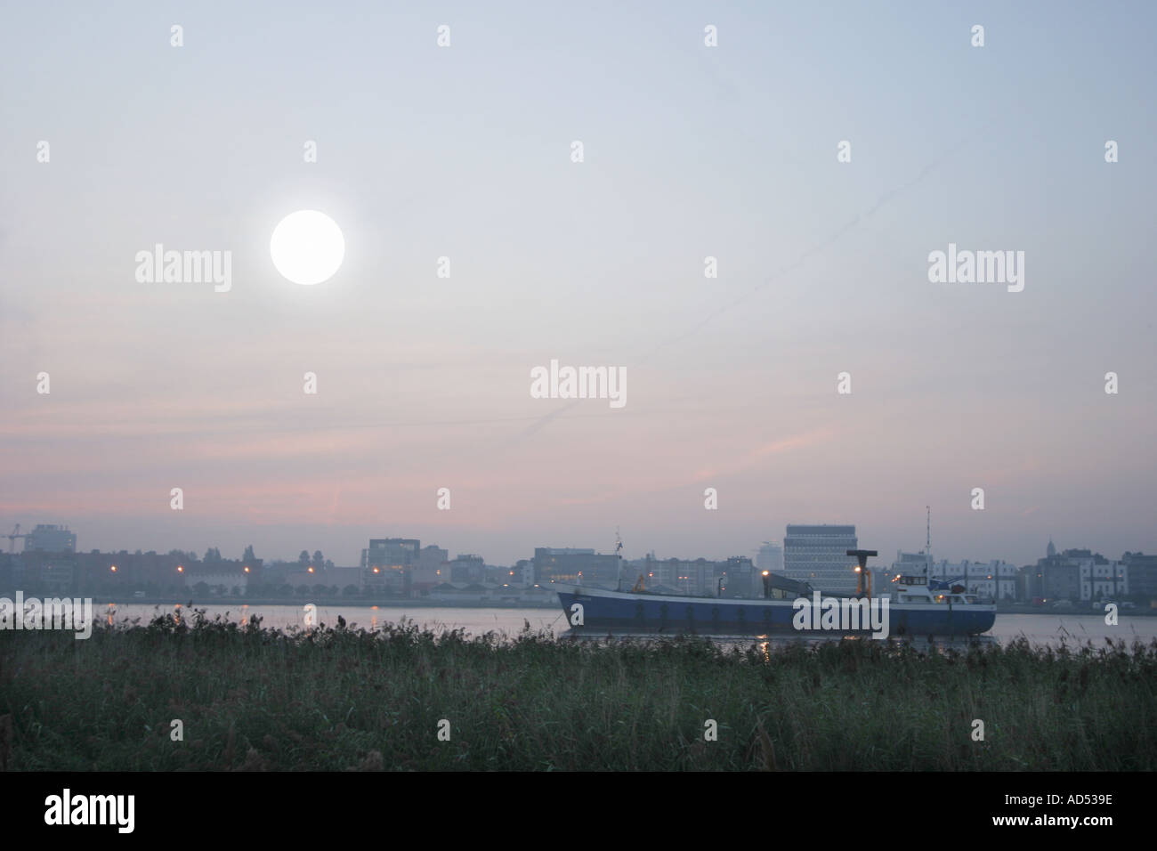 Schelde Schelde river Antwerp Stock Photo - Alamy