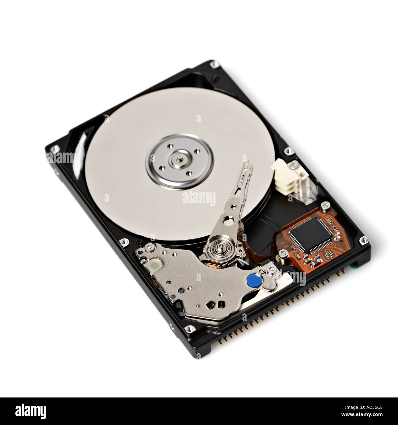 View inside computer hard disk Cut Out Stock Images & Pictures - Alamy
