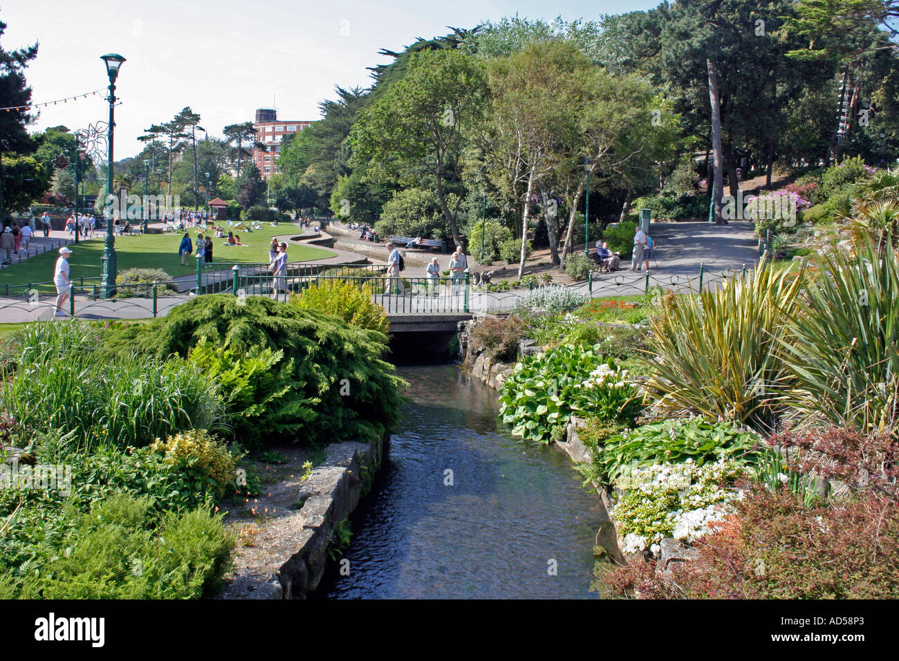 Bournemouth Lower Gardens, Dorset, UK. Europe Stock Photo Alamy