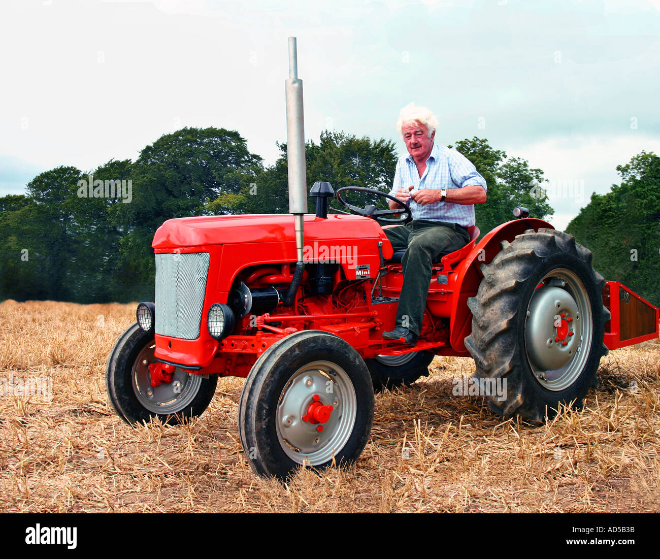 Classic Tractor Ireland Stock Photo