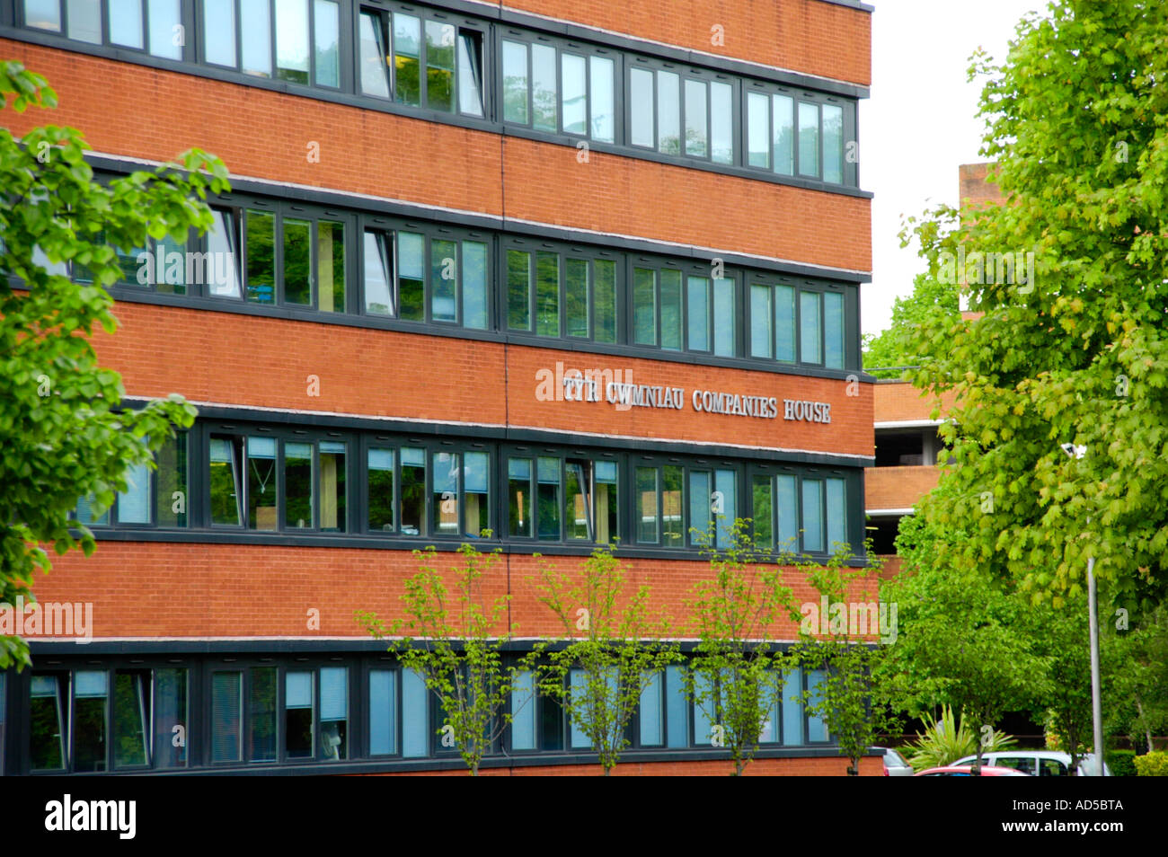 Exterior of Companies House in Cardiff South Wales UK Stock Photo Alamy