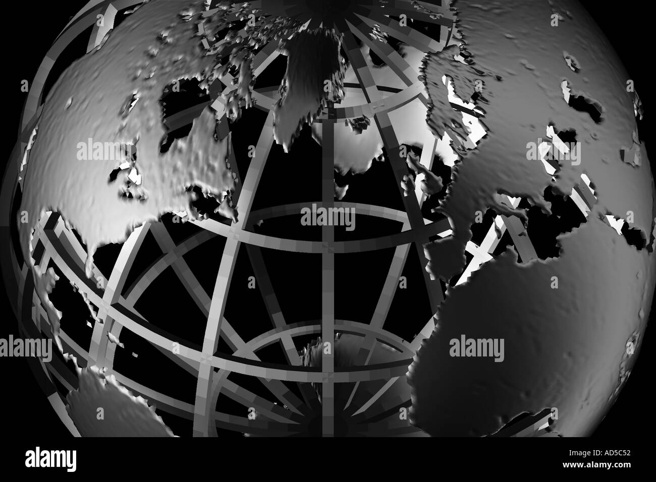 Tectonic plate globe hi-res stock photography and images - Alamy