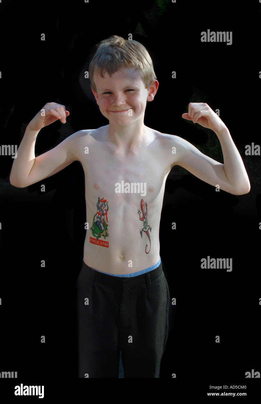 Washable Transfer Tattoo Stock Photo Alamy