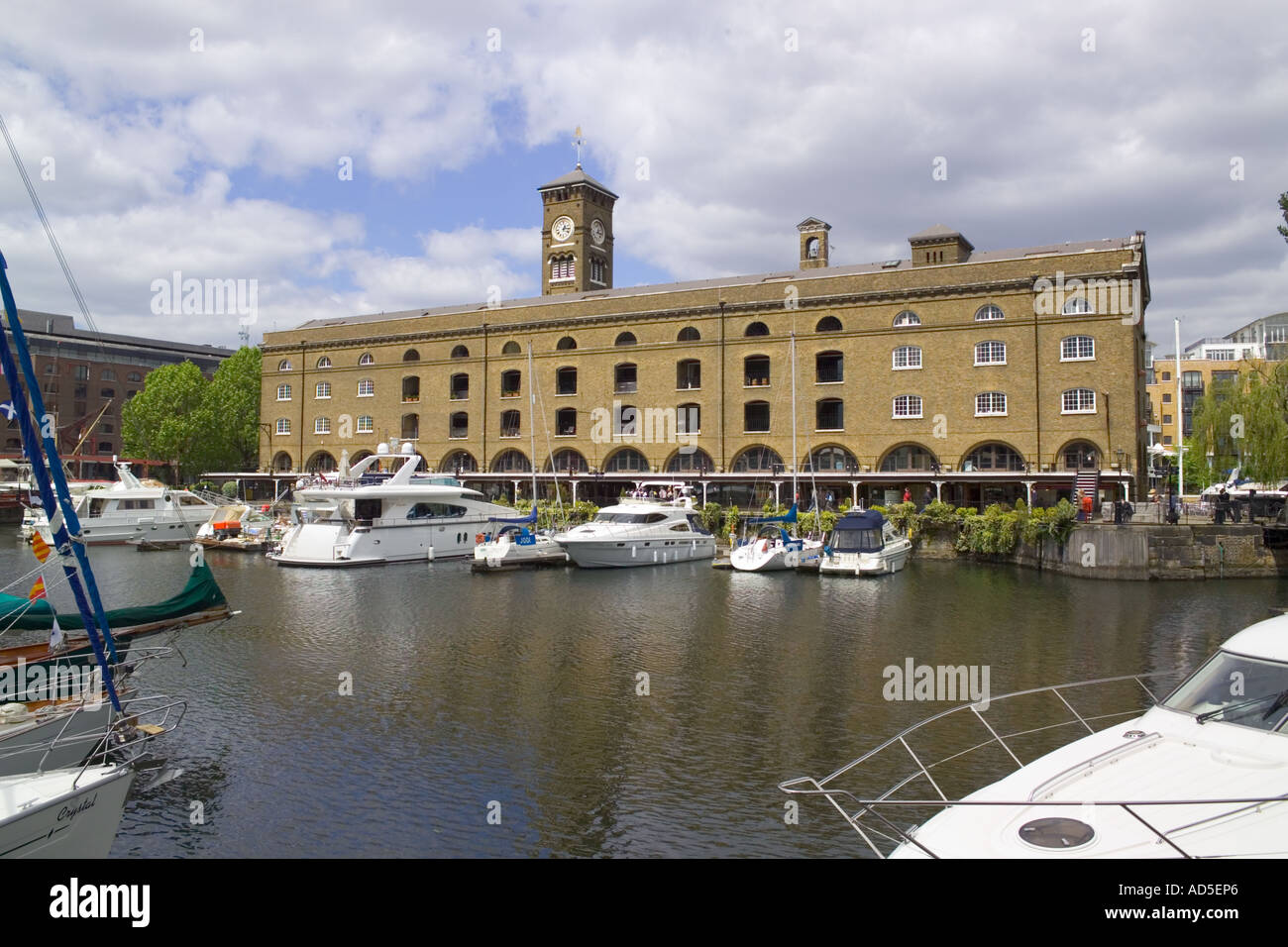 St Katherine s dock London Stock Photo Alamy