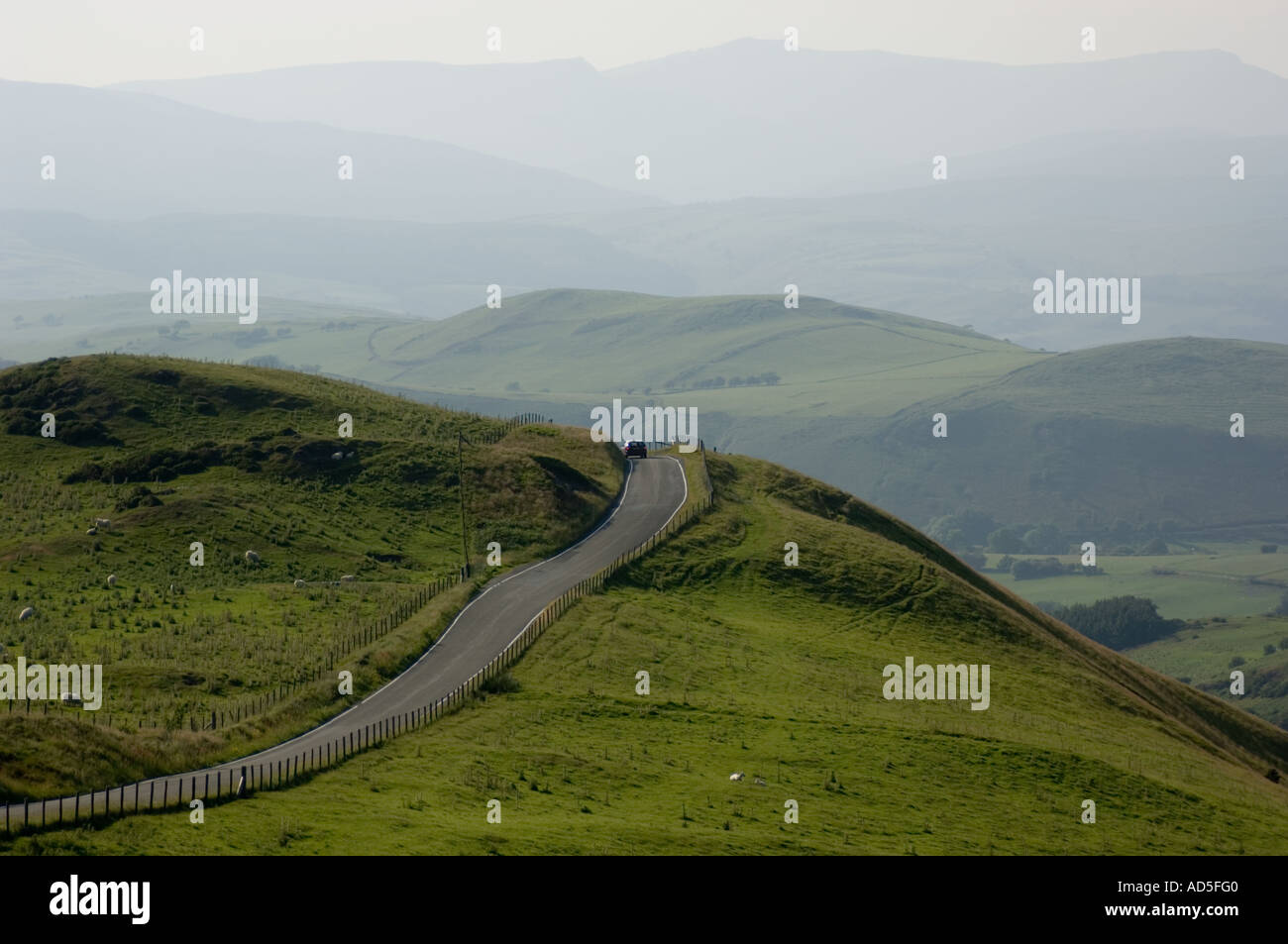 Rhiw Fawr on the road from Llanidloes to Machynlleth powys Wales UK