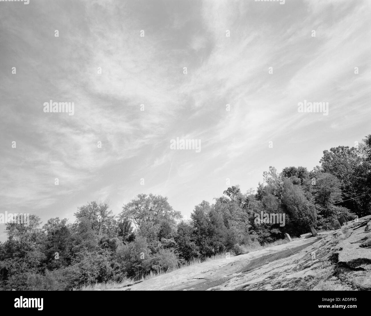 Black and white landscape Stock Photo Alamy
