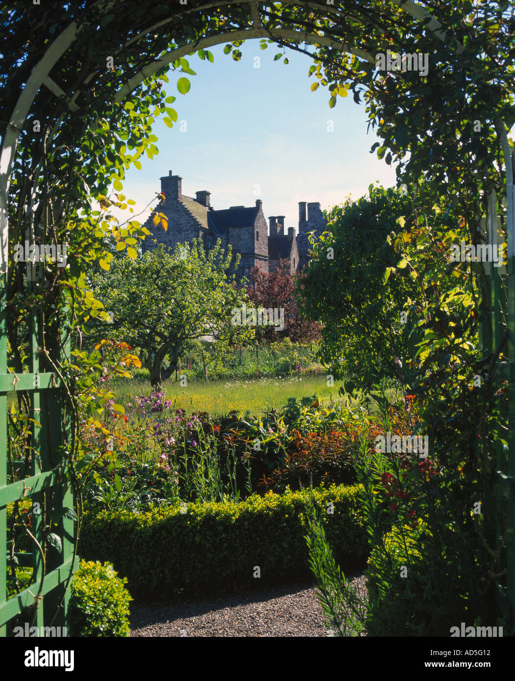 Kellie Castle and Garden, East Neuk of Fife, Fife, Scotland, UK Stock